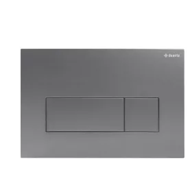   Öblítőtartály nyomólap, Deante falsík alatti kerethez - slim, titanium CST_D51P