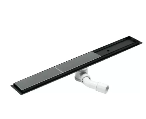 Padlóösszefolyó, Deante zuhanyfolyóka, 90 cm, fekete KOS_N09D