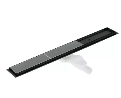Padlóösszefolyó, Deante zuhanyfolyóka, 90 cm, fekete KOS_N09D