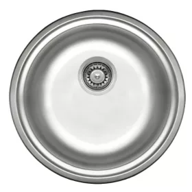   Mosogatótálca, Deante Twist 1 medencés, acél mosogató, szatén ZHC_0803