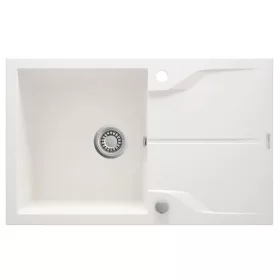   Mosogatótálca, Deante Andante Flush 1 medencés csepegtetővel, alabástrom ZQN_A11F