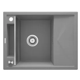   Mosogatótálca,Deante Magnetic 1 medence+csepegtető,mágneses,gránit mosogató,metálszürke ZRM_S11A
