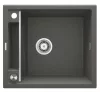 Mosogatótálca,Deante Magnetic 1 medencés,mágneses,gránit mosogató, antracit metál ZRM_T103