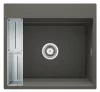 Mosogatótálca,Deante Magnetic 1 medencés,mágneses,gránit mosogató, antracit metál ZRM_T10A
