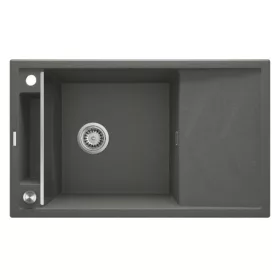   Mosogatótálca,Deante Magnetic 1 medence+csepegtető,mágneses,gránit,antracit metál ZRM_T113