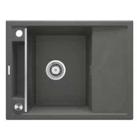   Mosogatótálca,Deante Magnetic 1 medence+csepegtető,mágneses,gránit,antracit metál ZRM_T11A
