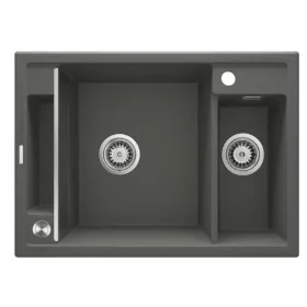   Mosogatótálca,Deante Magnetic 1,5 medencés,mágneses,gránit mosogató, antracit metál ZRM_T503