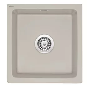   Mosogatótálca, Deante Sabor 1 medencés, kerámia mosogató, matt cappuccino ZCB_C103