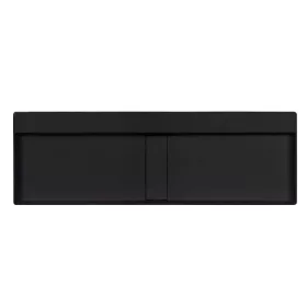   Mosdó, Deante Blur pultra építhető gránit mosdó lefolyófedéllel, fekete 40x120 cm CQB_NU2S