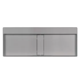   Mosdó, Deante Blur pultra építhető gránit mosdó lefolyófedéllel, metálszürke 40x100 cm CQB_SU1S