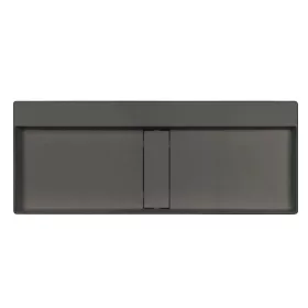   Mosdó,Deante Blur pultra építhető gránit mosdó lefolyófedéllel, antracit metál 40x100 cm CQB_TU1S