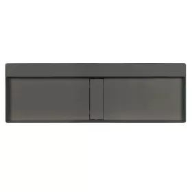   Mosdó,Deante Blur pultra építhető gránit mosdó lefolyófedéllel, antracit metál 40x120 cm CQB_TU2S