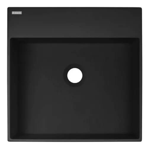 Mosdó, Deante Correo pultra építhető gránit mosdó, fekete 40x40 cm CQR_NU4S