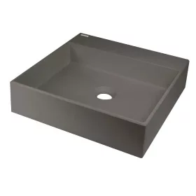   Mosdó, Deante Correo pultra építhető gránit mosdó antracit metál 40x40 cm CQR_TU4S