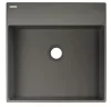 Mosdó, Deante Correo pultra építhető gránit mosdó antracit metál 40x40 cm CQR_TU4S