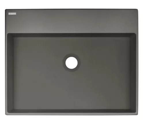 Mosdó, Deante Correo pultra építhető gránit mosdó antracit metál 50x40 cm CQR_TU5S