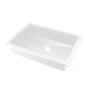   Mosdó, Deante Correo beépíthető gránit mosdó alabástrom 50x35 cm CQR_AU5U