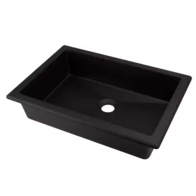   Mosdó, Deante Correo beépíthető gránit mosdó fekete 50x35 cm CQR_NU5U