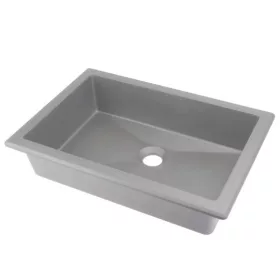   Mosdó, Deante Correo beépíthető gránit mosdó metálszürke 50x35 cm CQR_SU5U