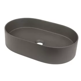   Mosdó, Deante Silia pultra építhető gránit mosdó antracit metál 35x55 cm CQS_TU6S