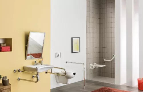 WC, Deante Vital fali wc mozgáskorlátozottak részére, fehér CDV_6WPW