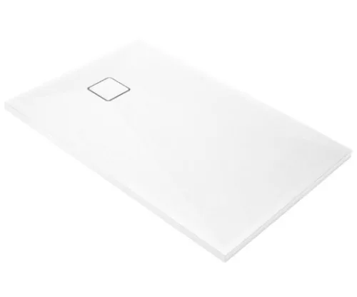 Zuhanytálca, Deante Correo szögletes, gránit zuhanytálca, alabástrom 100x90 KQR_A45B