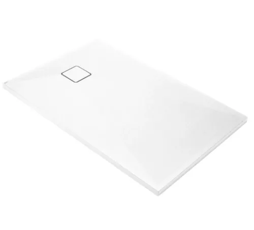 Zuhanytálca, Deante Correo szögletes, gránit zuhanytálca, alabástrom 140x90 KQR_A47B