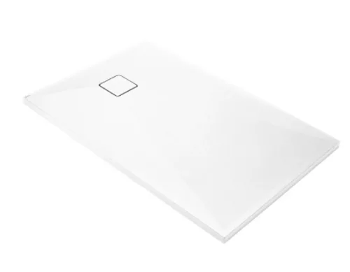 Zuhanytálca, Deante Correo szögletes, gránit zuhanytálca, alabástrom 140x80 KQR_A48B