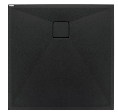 Zuhanytálca, Deante Correo szögletes, gránit zuhanytálca, fekete 90x90 KQR_N41B