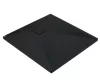 Zuhanytálca, Deante Correo szögletes, gránit zuhanytálca, fekete 90x90 KQR_N41B