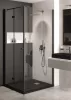 Zuhanytálca, Deante Correo szögletes, gránit zuhanytálca, fekete 90x90 KQR_N41B