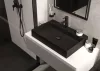 Zuhanytálca, Deante Correo szögletes, gránit zuhanytálca, fekete 90x90 KQR_N41B