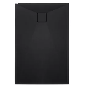   Zuhanytálca, Deante Correo szögletes, gránit zuhanytálca, fekete 120x90 KQR_N43B