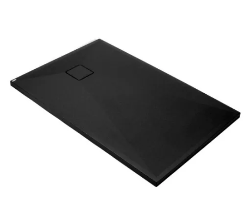 Zuhanytálca, Deante Correo szögletes, gránit zuhanytálca, fekete 140x90 KQR_N47B