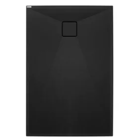   Zuhanytálca, Deante Correo szögletes, gránit zuhanytálca, fekete 140x80 KQR_N48B