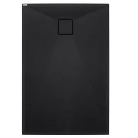   Zuhanytálca, Deante Correo szögletes, gránit zuhanytálca, fekete 90x70 KQR_N71B