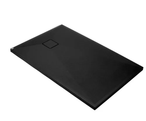 Zuhanytálca, Deante Correo szögletes, gránit zuhanytálca, fekete 90x70 KQR_N71B