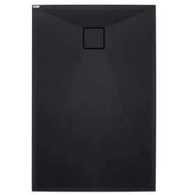   Zuhanytálca, Deante Correo szögletes, gránit zuhanytálca, fekete 100x70 KQR_N75B