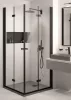 Zuhanytálca, Deante Correo szögletes, gránit zuhanytálca, metálszürke 120x90 KQR_S43B