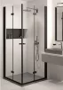 Zuhanytálca, Deante Correo szögletes, gránit zuhanytálca, metálszürke 120x90 KQR_S43B