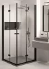 Zuhanytálca, Deante Correo szögletes, gránit zuhanytálca, metálszürke 120x80 KQR_S44B