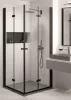 Zuhanytálca, Deante Correo szögletes, gránit zuhanytálca, metálszürke 100x90 KQR_S45B
