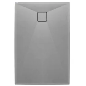   Zuhanytálca, Deante Correo szögletes, gránit zuhanytálca, metálszürke 140x90 KQR_S47B