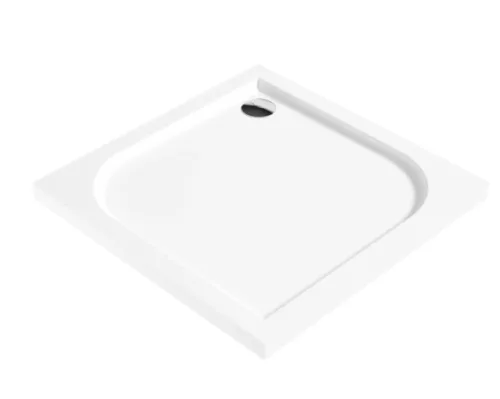 Zuhanytálca, Deante Cubic akril, szögletes zuhanytálca, fehér 80x80 KTK_042B