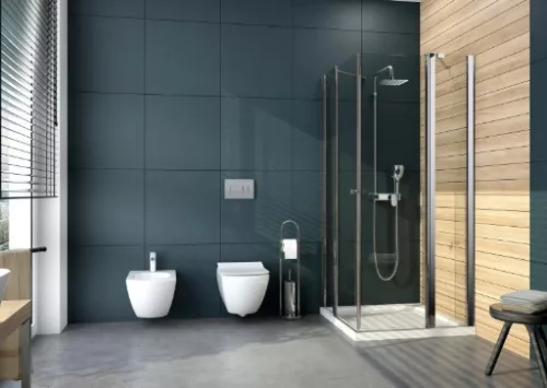 Zuhanytálca, Deante Cubic akril, szögletes zuhanytálca, fehér 90x90 KTK_041B