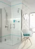 Zuhanytálca, Deante Cubic akril, szögletes zuhanytálca, fehér 90x90 KTK_041B