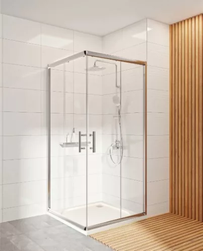 Zuhanytálca, Deante Cubic akril, szögletes zuhanytálca, fehér 90x90 KTK_041B