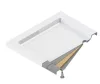 Zuhanytálca, Deante Jasmin akril, szögletes zuhanytálca, fehér 80x80 KGJ_042B