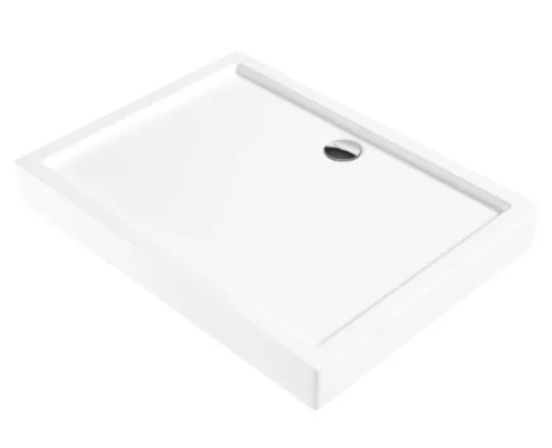 Zuhanytálca, Deante Jasmin akril, szögletes zuhanytálca, fehér 120x90 KGJ_043B