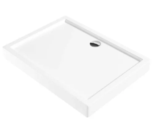 Zuhanytálca, Deante Jasmin akril, szögletes zuhanytálca, fehér 120x80 KGJ_044B